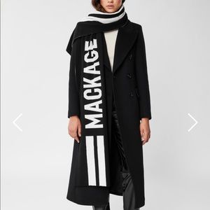 mackage juno merino-blend logo scarf
